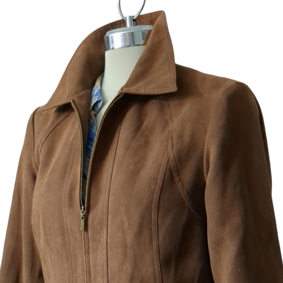 Proportion Petite Brown Designer Sweden Fabric Size 6 - Picture 6 of 12